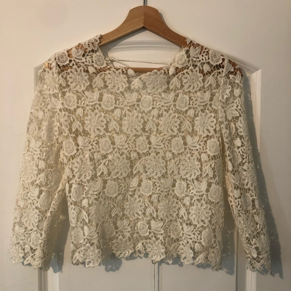 Cropped Lace Top